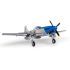 E-flite P-51D Mustang 1.2m SMART BNF Basic con AS3X & SAFE Select Aereo Elettrico