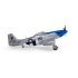 E-flite P-51D Mustang 1.2m SMART BNF Basic con AS3X & SAFE Select Aereo Elettrico