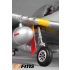 FMS P51D-V8 RED 144cm ARF Aeromodello riproduzione