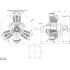 Saito FG-90R3 Motore a scoppio 4T BENZINA 3 Cilindri