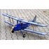 VQ Model Tiger Moth (blu) / 1400 mm Aeromodello riproduzione