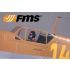 FMS Messerschmitt BF109-F 140cm Aeromodello riproduzione