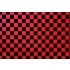 Oracover OraFUN4 rosso perla/nero scacchi 12,5x12,5mm, 2 mt.