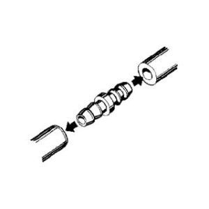 MP JET Giunto per tubo 2,5-3 mm int. 2 PZ