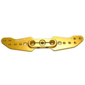Secraft Squadretta alluminio doppia curva V3 89mm Futaba 25T standard