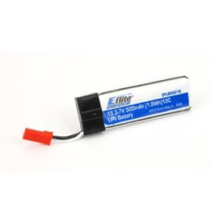 E-flite Batteria Li-Po 1 cella 500mAh 25C
