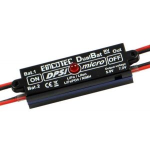 Emcotec DPSI Micro DualBat 5.9V/7.2V JR - dual power supply