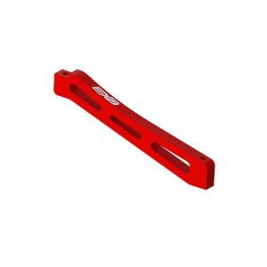 Arrma Front Center Chassis Brace Aluminum 98mm Red - ARA320564