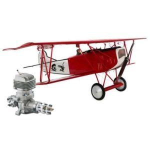HANGAR 9 Fokker D.VII ARF 30-60cc + DLE 35 RA Aeromodello riproduzione