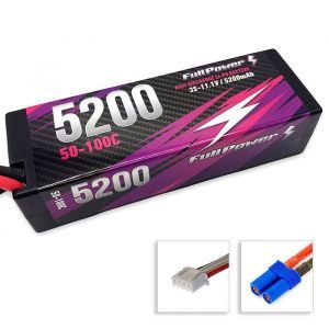 FullPower Batteria Lipo 3S 5200mAh 50/100C HARDCASE - EC5