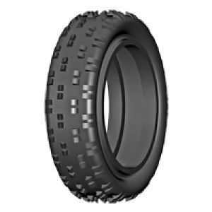 GRP Tyres 1:10 BU - 2WD Ant - BULDOG - B Medium - Donut senza Inserto