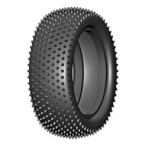 GRP Tyres 1:10 BU - 4WD Ant - CONIC - B Medium - Donut senza Inserto