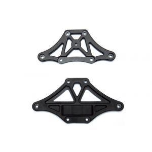 LRP S10 Blast BX/TX/MT/SC - front and rear upper chassis brace - 120913
