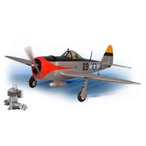 Phoenix Model P47 Thunderbolt 20cc + Carrelli retrattili elettrici + DLE 20 - Aeromodello riproduzione