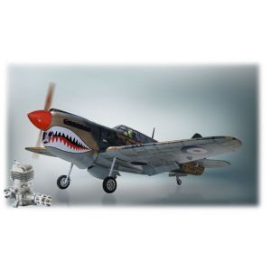 Phoenix Model P40 WARHAWK 50/60cc CARBON ARF + DLE 55 RA Aeromodello riproduzione