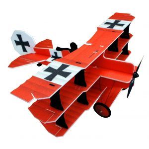 RC Factory Crack FOKKER Dr.1 Barone Rosso - Aeromodello acrobatico