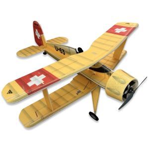 RC Factory Bücker Jungmeister Giallo Aeromodello acrobatico Park Flyer
