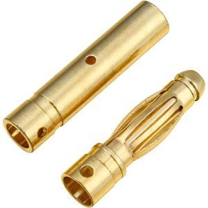 Robbe Spinotti dorati 4mm Maschio/Femmina (10 coppie)
