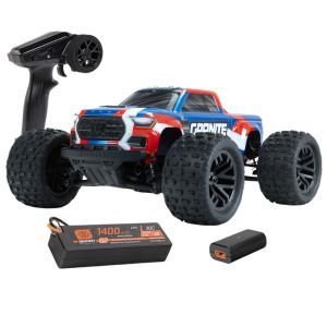 Arrma GRANITE GROM MEGA 1/18 380 Brushed 4X4 RTR Blu Monster Truck con batteria e caricabatterie