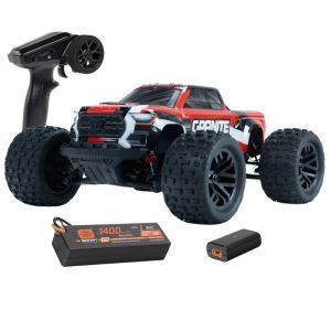 Arrma GRANITE GROM MEGA 1/18 380 Brushed 4X4 RTR Rosso Monster Truck con batteria e caricabatterie
