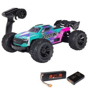 Arrma Mini Kraton 3S DSC 1/16 4X4 RTR Brushless Verde/Rosa - Automodello Monster Truck Elettrico