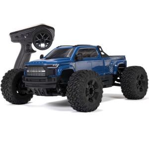 Arrma BIG ROCK 4X4 223S BLX 1/10 con DSC, Blu - Monster Truck Elettrico