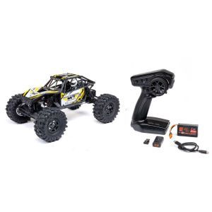 Axial UTB18 Capra 4WS 4X4 1/18 RTR Brushed Rock Crawler Giallo - Automodello elettrico Crawler