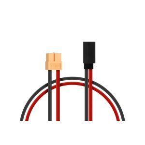 Cavo ricarica XT60 per batterie RX spina UNI