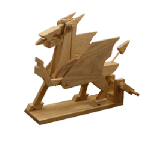 Jonathan Automata Dragone legno da montare
