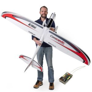 E-flite Conscendo 2.0m BNF Basic AS3X+ andSAFE Select Aliante elettrico acrobatico