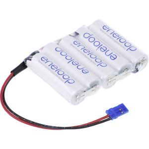 Eneloop Batteria RX per riceventi 2000mAh NiMh 6,0V in linea spina JR