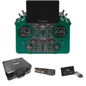 FrSKY Tandem X20 PRO AW Plain Verde Metallizzato - Radiocomando 24CH + Valigia alluminio