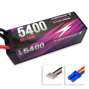 FullPower Batteria Lipo 4S 5400mAh 80C HARDCASE - EC5