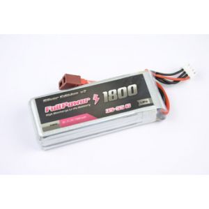 FullPower Batteria Lipo 3S 1800 mAh 35C Silver V2 - DEANS