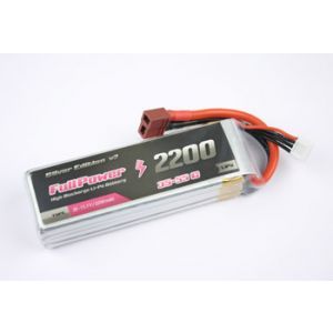 FullPower Batteria Lipo 2S 2200 mAh 35C Silver V2 - DEANS