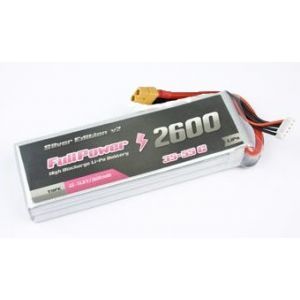 FullPower Batteria Lipo 4S 2600 mAh 35C Silver V2 - XT60