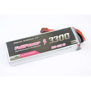 FullPower Batteria Lipo 2S 3300 mAh 35C Silver V2 - DEANS