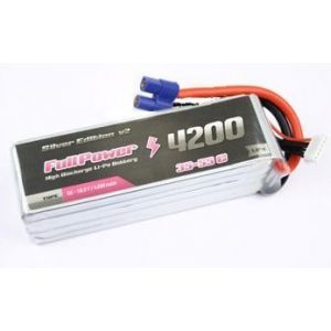 FullPower Batteria Lipo 6S 4200 mAh 35C Silver V2 - EC5