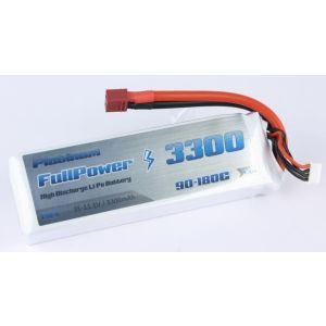 FullPower Batteria Lipo 3S 3300 mAh 90C PLATINUM - DEANS