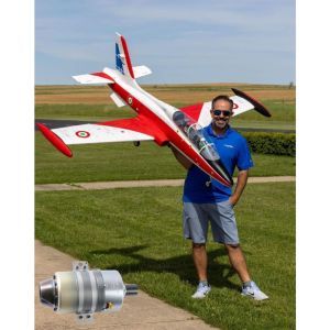 HANGAR 9 Aermacchi MB339 ARF Colorazione addestratore + KingTech K86G5 Aeromodello a turbina