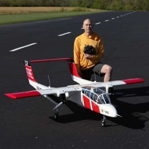 HANGAR 9 OV-10 Bronco 20cc + carrelli retrattili - Aeromodello bimotore riproduzione