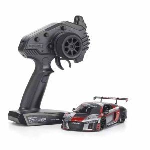 Kyosho Mini-Z MR04 RWD Audi R8 LMS 2015 Red-Grey - Automodello Elettrico