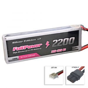 FullPower Batteria Lipo 2S 2200 mAh 35C Silver V2 - XT60