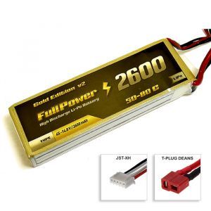 FullPower Batteria Lipo 4S 2600 mAh 50C Gold V2 - DEANS