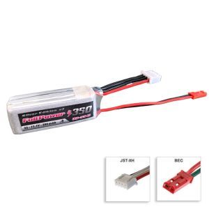 FullPower Batteria Lipo 3S 350 mAh 35C Silver V2 - BEC
