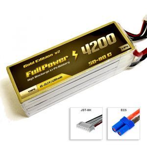 FullPower Batteria Lipo 6S 4200 mAh 50C Gold V2 - EC5