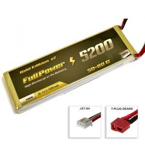 FullPower Batteria Lipo 2S 5200 mAh 50C Gold V2 - DEANS