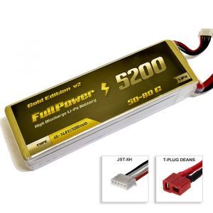 FullPower Batteria Lipo 4S 5200 mAh 50C Gold V2 - DEANS