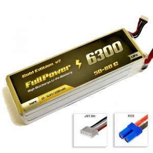 FullPower Batteria Lipo 4S 6300 mAh 50C Gold V2 - EC5