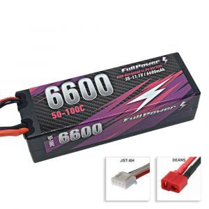 FullPower Batteria Lipo 3S 6600mAh 50/100C HARDCASE - DEANS